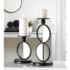 Duo Mirrored Candle Holder