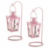 Pink Railroad Hanging Lanterns