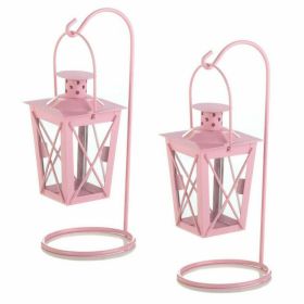 Pink Railroad Hanging Lanterns