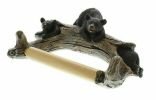 Black Bear Toilet Paper Holder