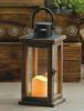 Lodge Wooden LED Candle Lantern